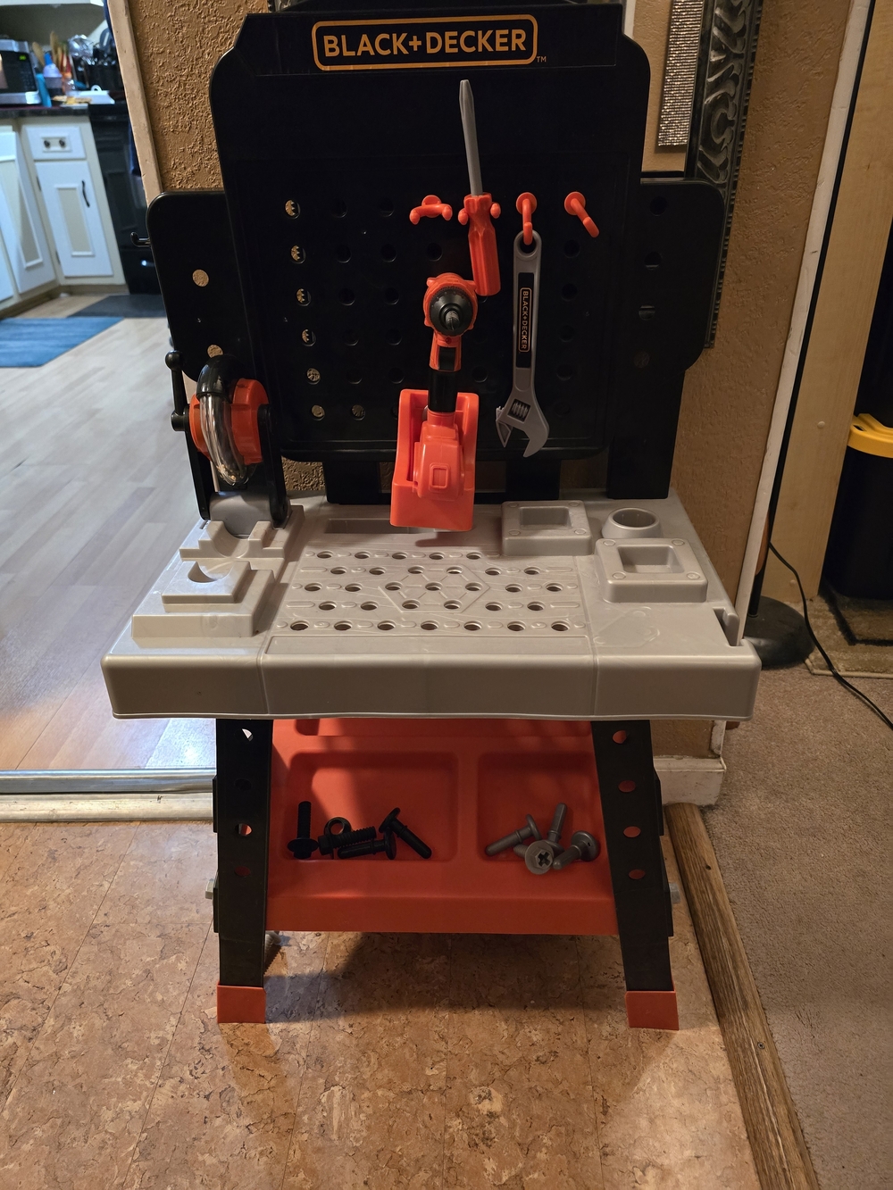 Black & Decker Kids Workbench Playset - Black, Gray, Orange